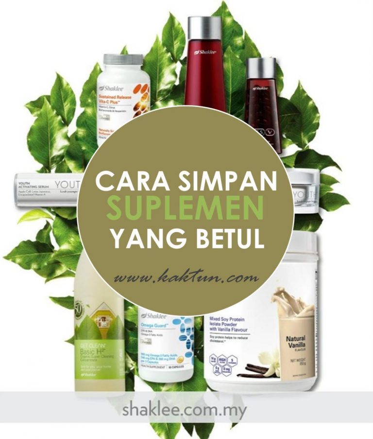 Cara Simpan Suplemen untuk Pastikan Suplemen Anda Selamat dan Segar